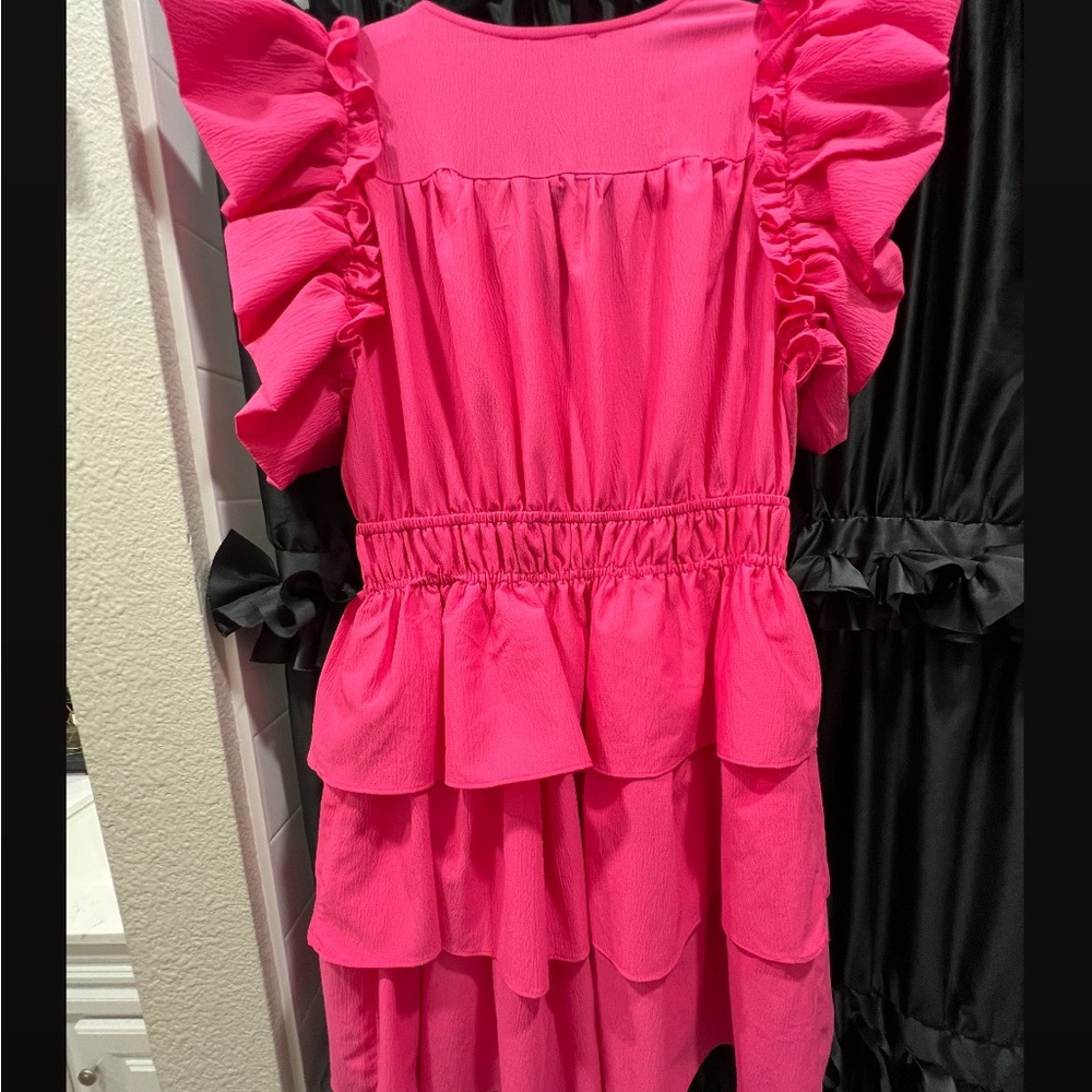 Entro: Mini Ruffle Dress - Picture 2 of 3